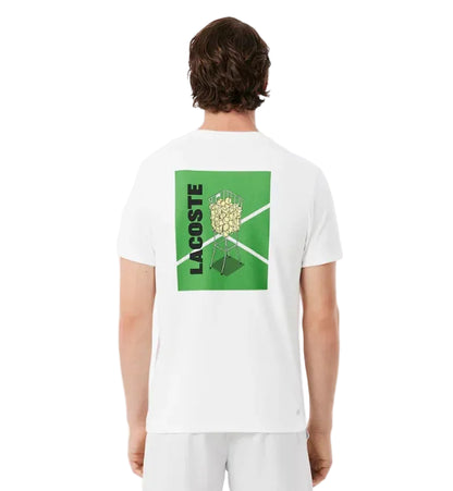 Lacoste Men's Ultra Dry Heritage Printed T-Shirt TH4762-52-001