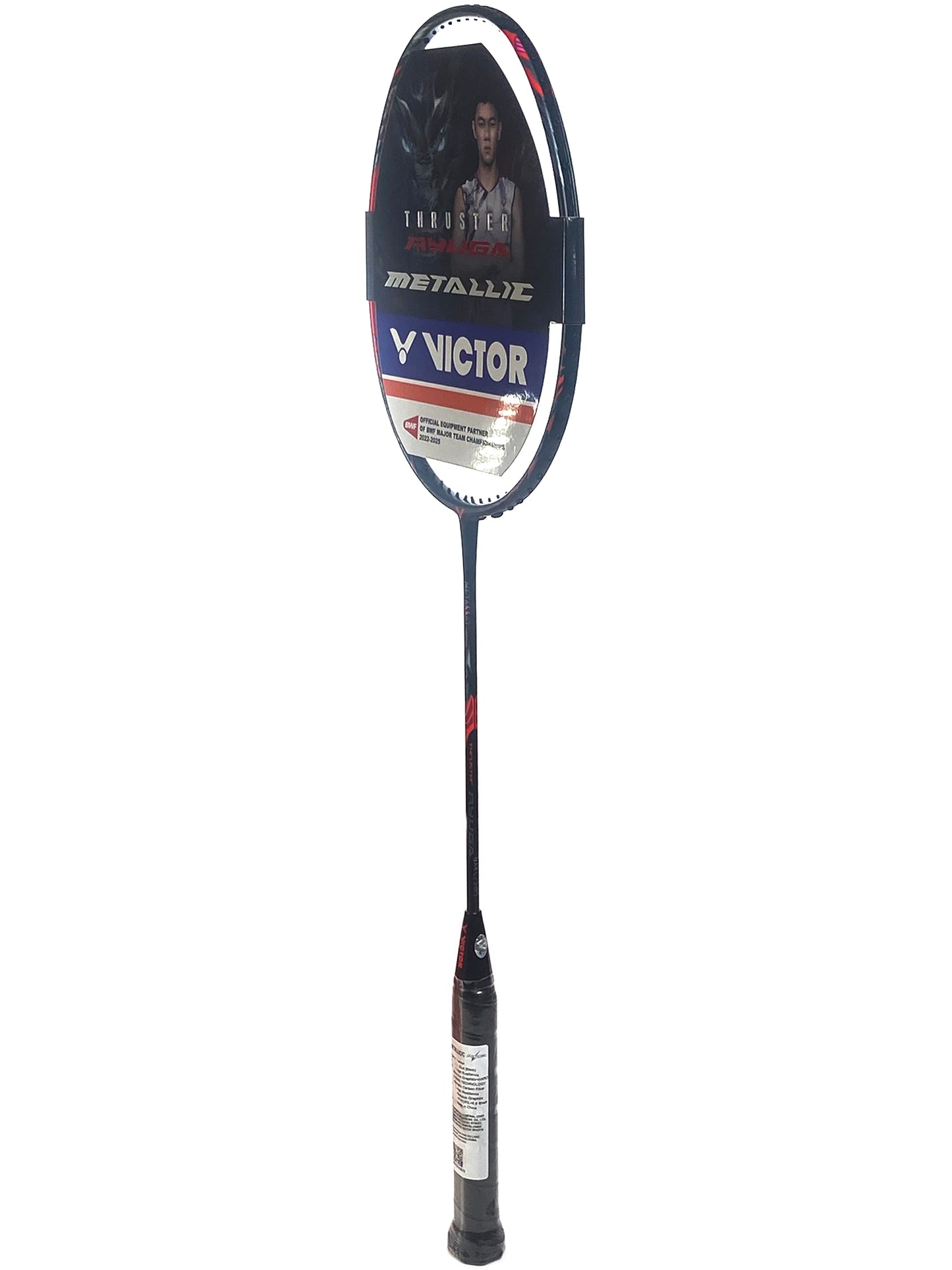 Victor Thruster RYUGA Metallic Unstrung Black/Red - 4U