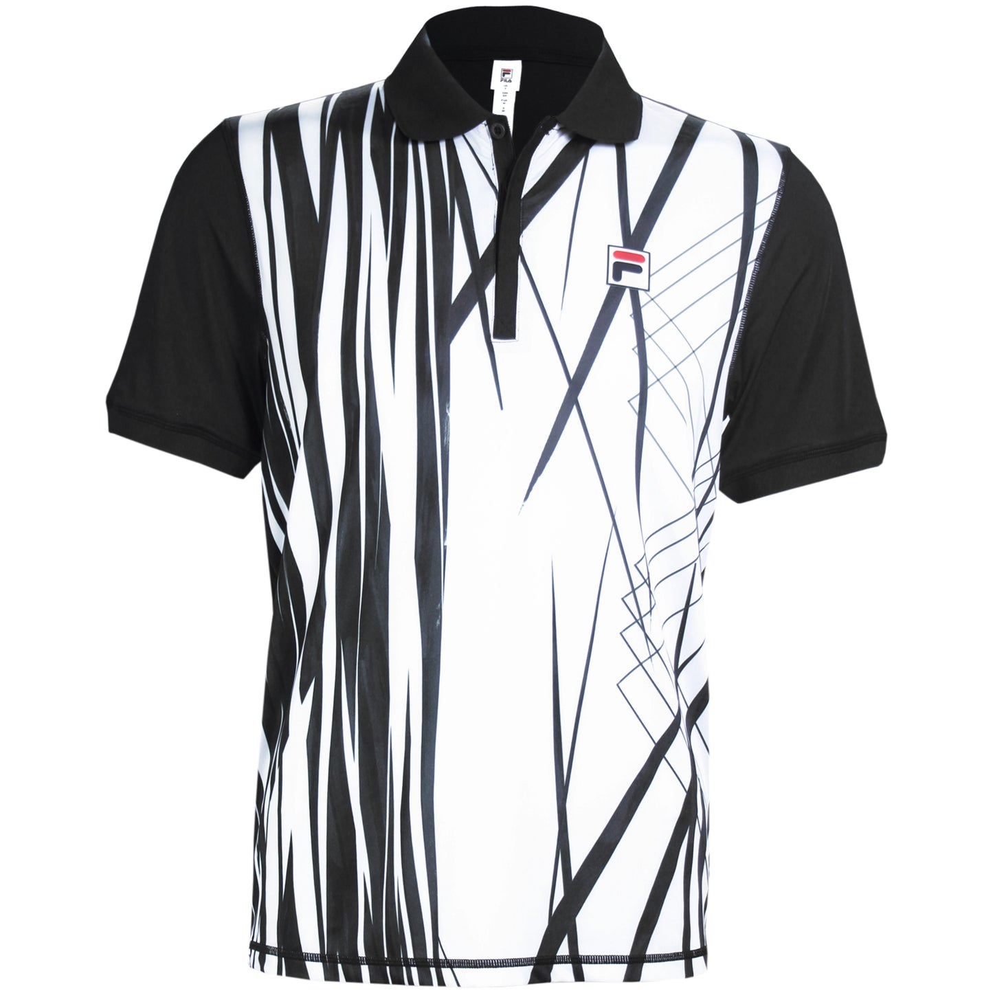 Fila Men's La Finale Short Sleeve Printed Polo TM31D015-002 - Roland-Garros