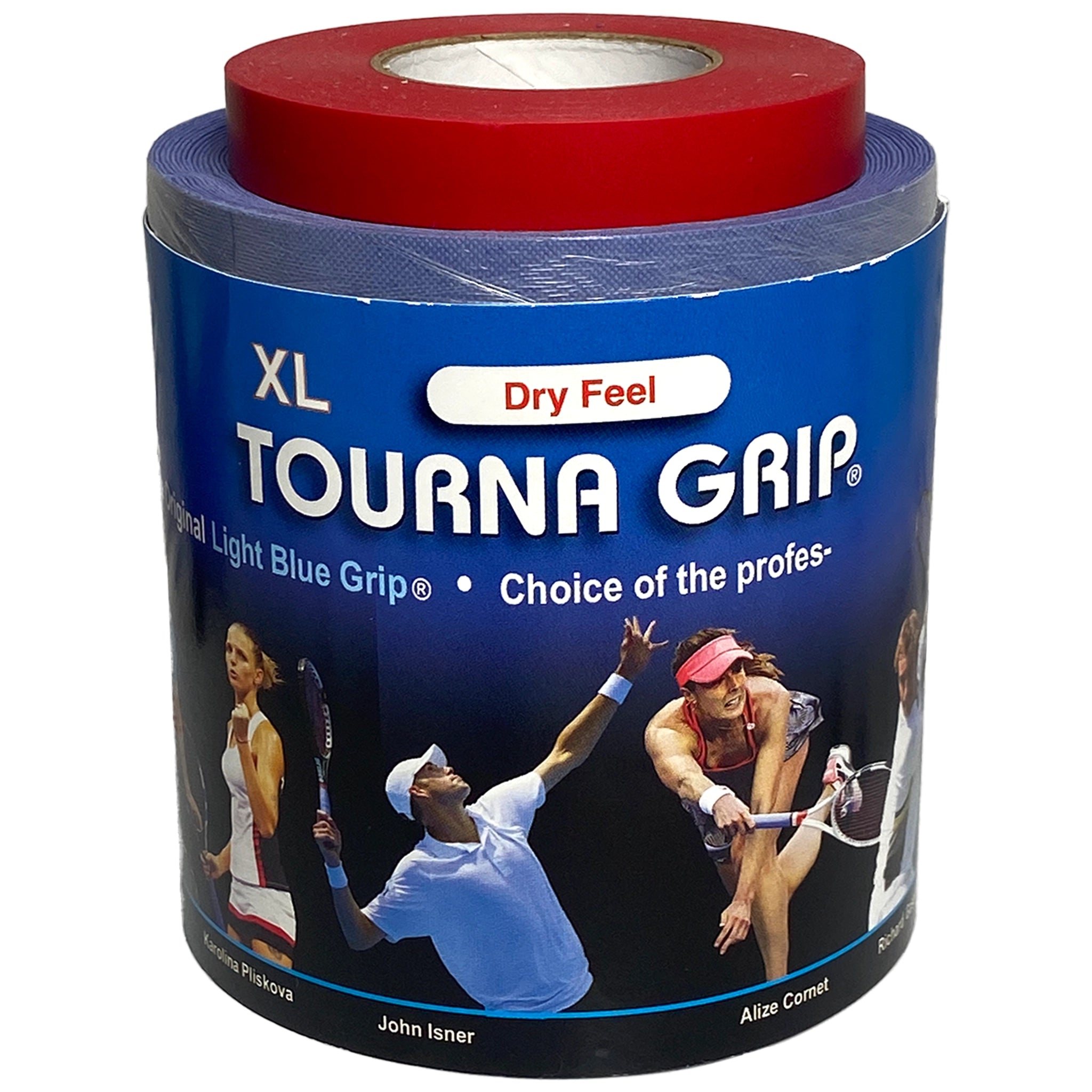 Tourna Grip XL, Dry Feel/Original, Light Blue - Cayman Sports - Tennis  Badminton & Pickleball