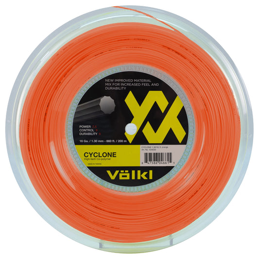 Volkl reel Cyclone 16 Fluo Orange (200M)