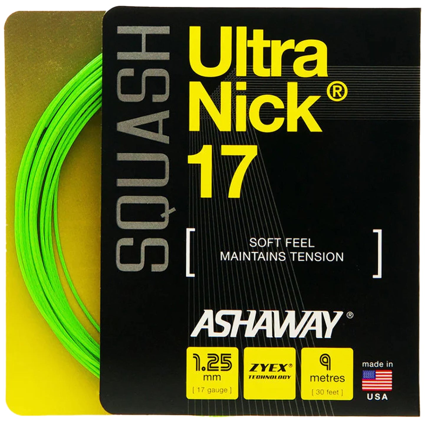 Ashaway SQ Ultranick Optic 17 green (squash)