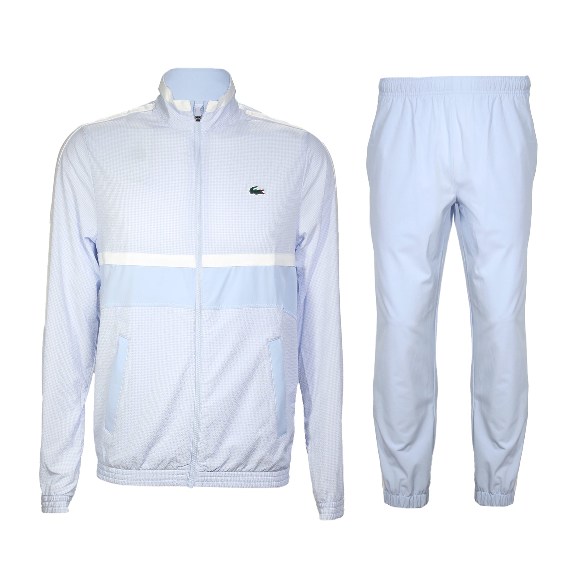 LACOSTEホワイト ジャケット Lacoste Men's Sport Full Zip Jacket - White – Merchant of Tennis
