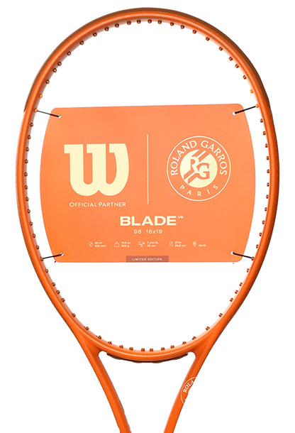 Wilson Blade 98 16/19 V9 Roland-Garros 2025 Unstrung (WR173911)