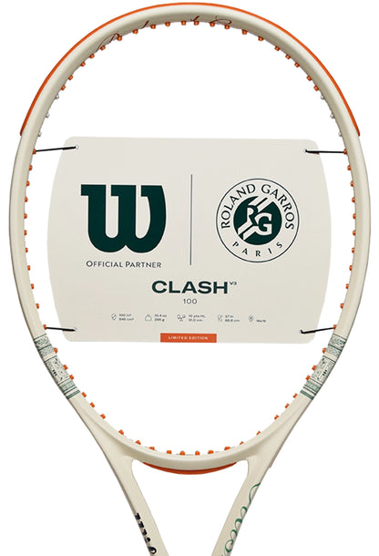 Wilson Clash 100 V3.0 Roland-Garros 2026 (WR201811)
