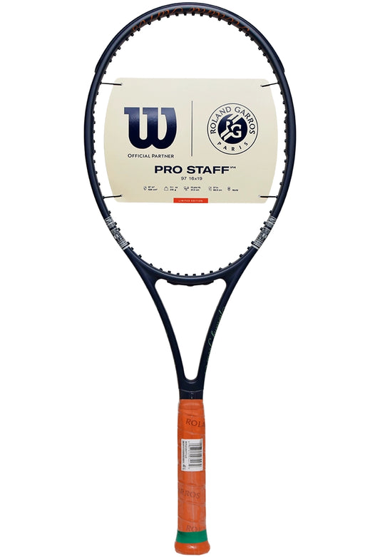 Wilson Pro Staff 97 V14 Roland-Garros 2026 - Session de Soirée (WR208911)
