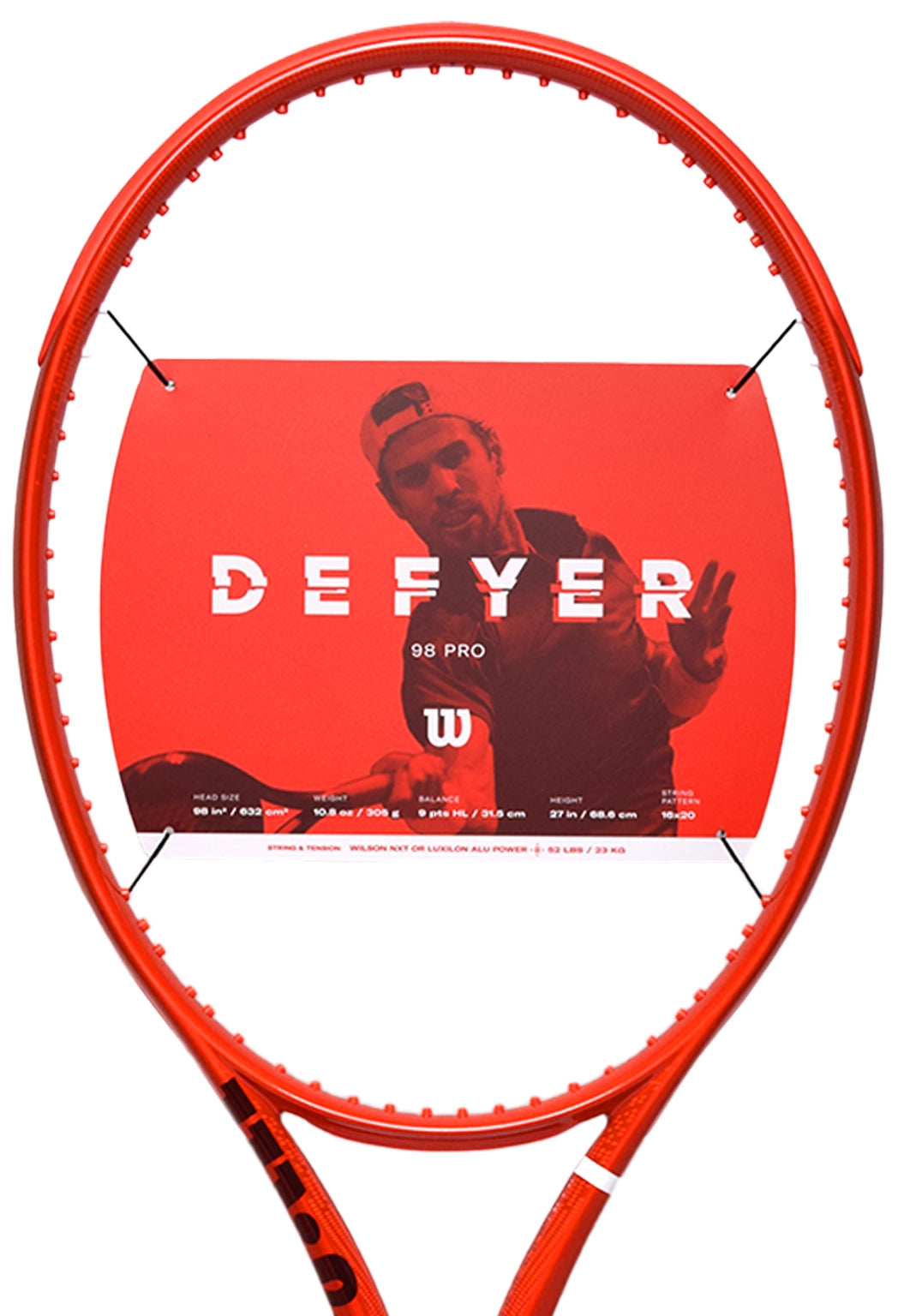 Wilson Defyer 98 Pro V1 Unstrung (WR215311)