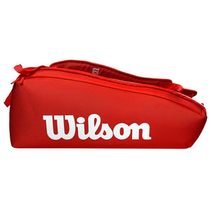 Wilson Super Tour Bag Red 6PK 2025 (WR8036801) - Tenniszon