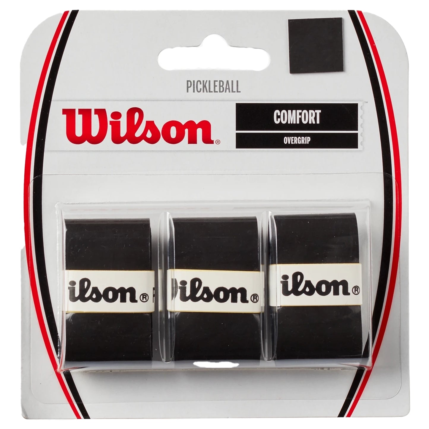 Wilson Pickleball Pro Overgrip 3 Pack Black (WR8401102)