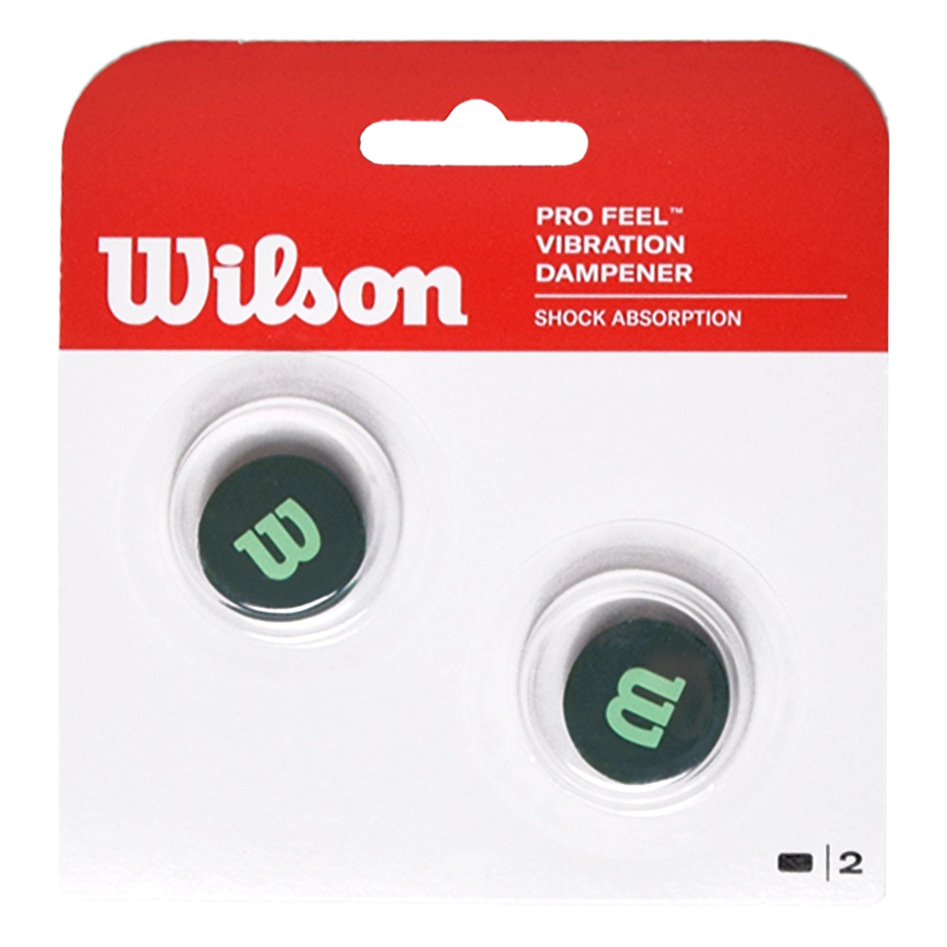 Wilson Pro Feel Blade Dampener 2 Pack Green (WR8452701) - Tenniszon