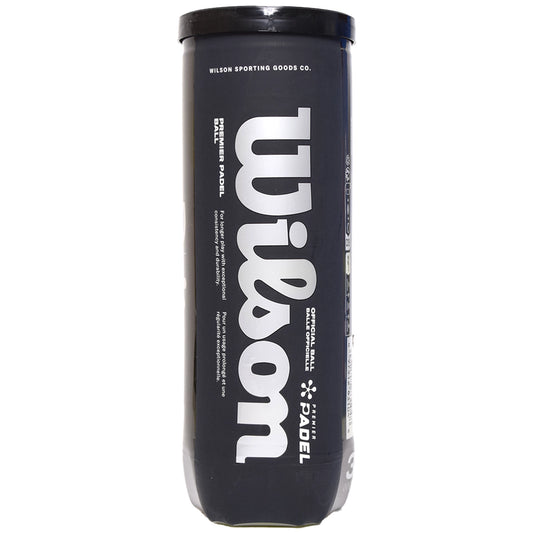 Wilson Premier Padel Ball - Boîte de 3 balles - Jaune