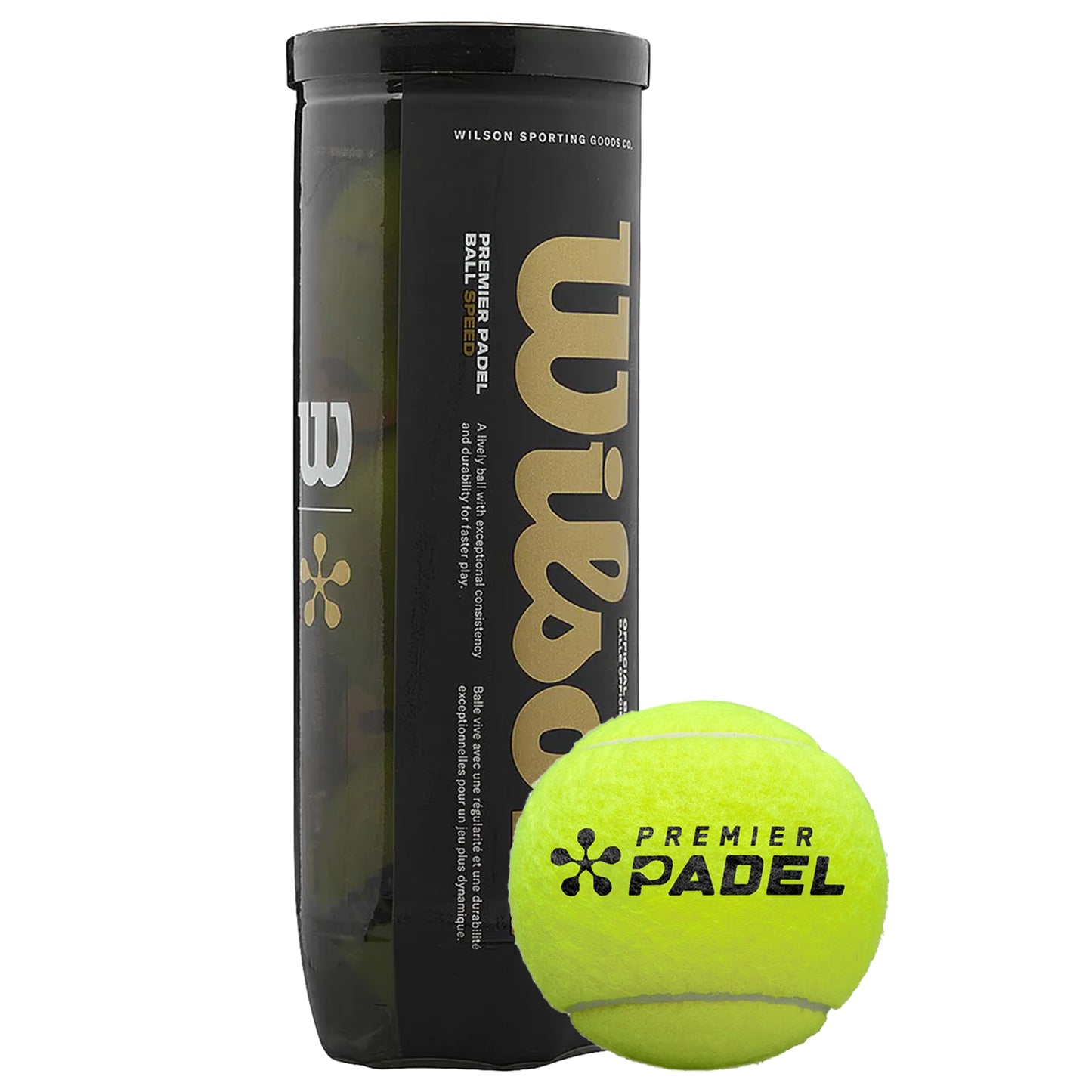 Wilson Premier Padel Speed Ball - Tube de 3