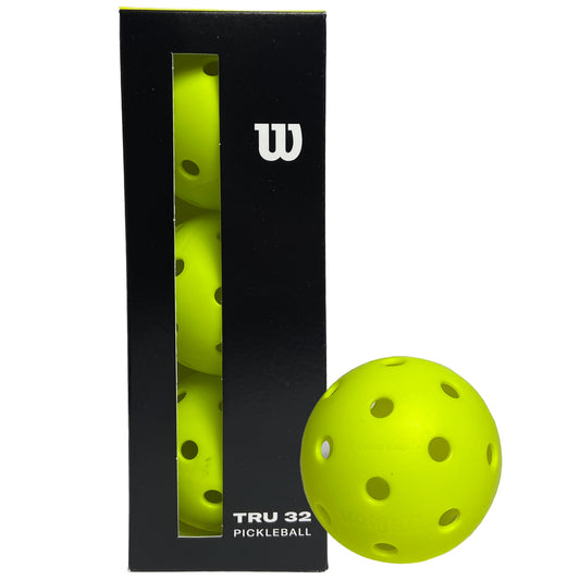 Wilson Balle d'intérieur TRU 32 - Paquet de 3 Jaune (WR8908601)