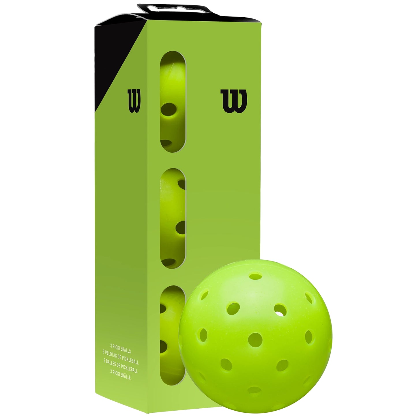 Wilson Balle d'extérieur Max 40 - Paquet de 3 Vert (WR8909201)