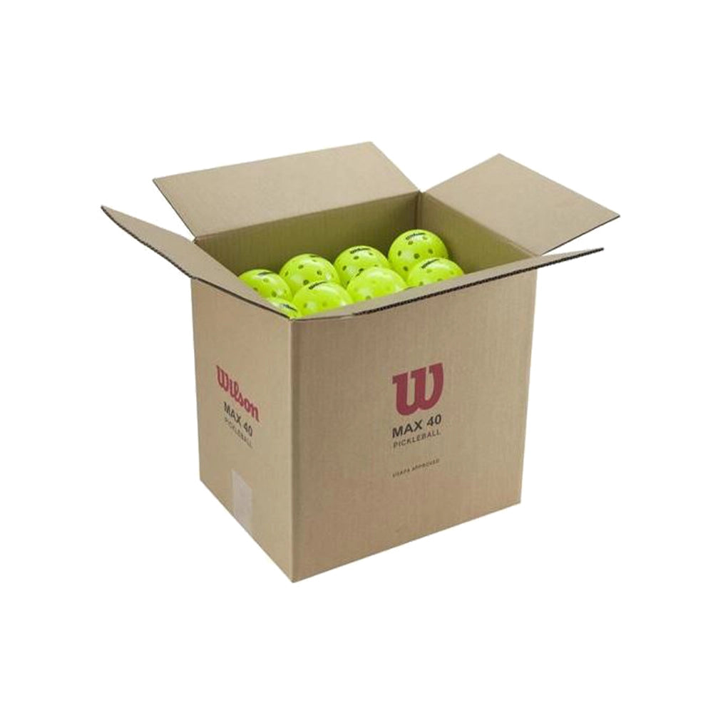 Wilson Caisse de balles d'extérieur Max 40 Sans emballage Vert (WR8909901)