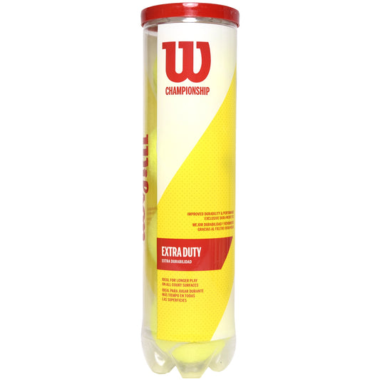 Wilson balles Championship X-DUTY (tube de 4)