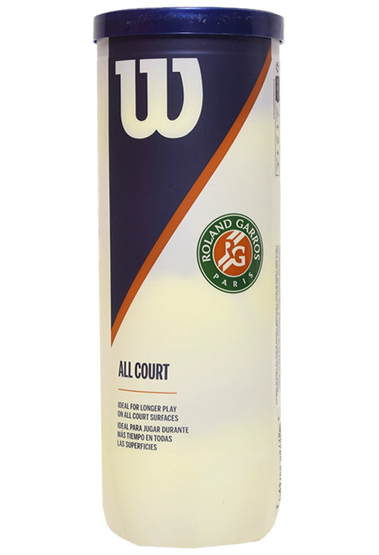 Wilson balls Roland Garros All Court (tube of 3)