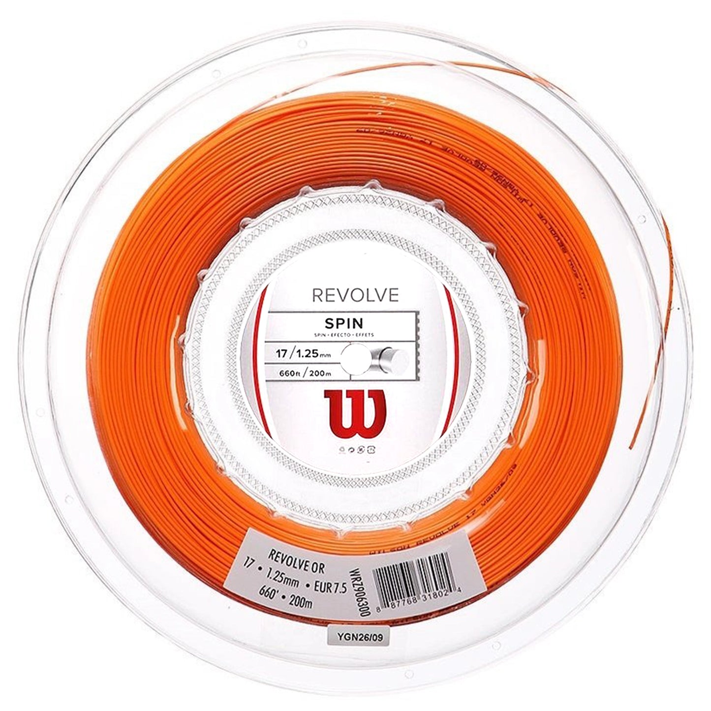 Wilson roulette Revolve 125/17 Orange (200M)