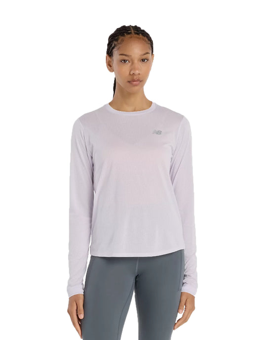 New Balance Haut à manches longues Athletics pour femme WT41256-TAE