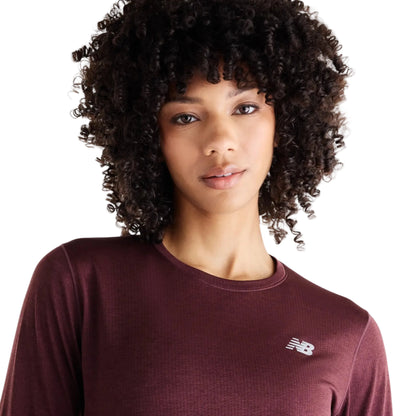 New Balance Haut à manches longues RC Essential pour femme WT41256-YLR
