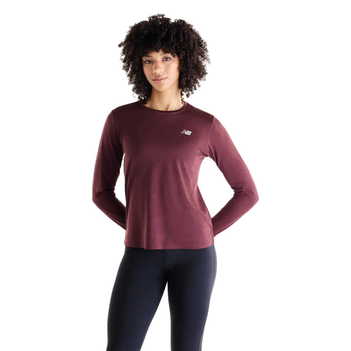 New Balance Haut à manches longues RC Essential pour femme WT41256-YLR