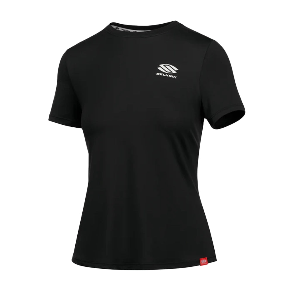 Selkirk Women's Essentials DualSoft Short Sleeve Graphic Tee (Blackout)