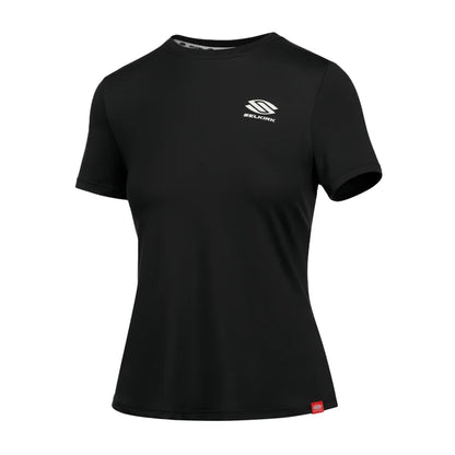 Selkirk Women's Essentials DualSoft Short Sleeve Graphic Tee (Blackout)