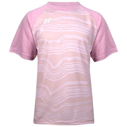 Yonex Junior Crew Neck Shirt Team YJ0050 Smoke Pink