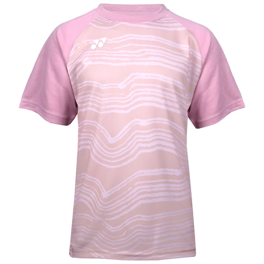 Yonex Junior Crew Neck Shirt Team YJ0050 Smoke Pink