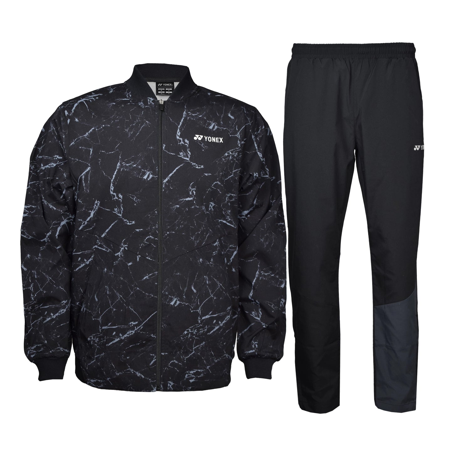Yonex Survêtement d'échauffement (veste et pantalon) pour homme YM0041 Noir