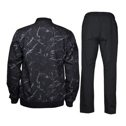 Yonex Survêtement d'échauffement (veste et pantalon) pour homme YM0041 Noir