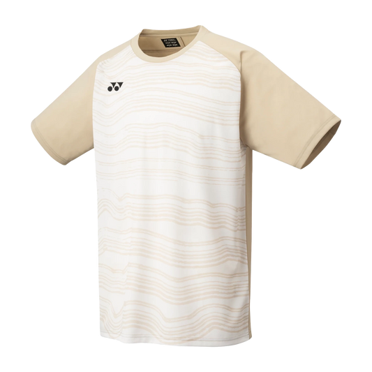 Yonex Men's Crew Neck Shirt YM0050 Ice Beige - Tenniszon