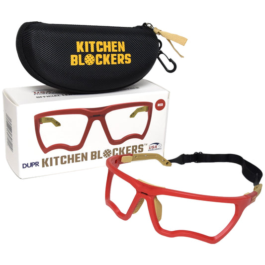 Kitchen Blockers Lensless Protective Eyewear - Red