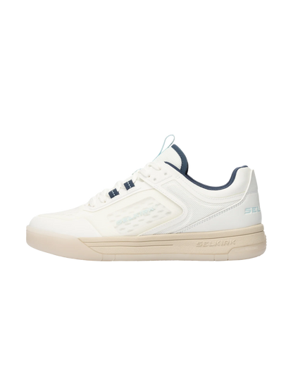 Selkirk Femme Legacy Pro Pickleball Chaussure avec technologie InfiniGrip (Blanc/Bleu)