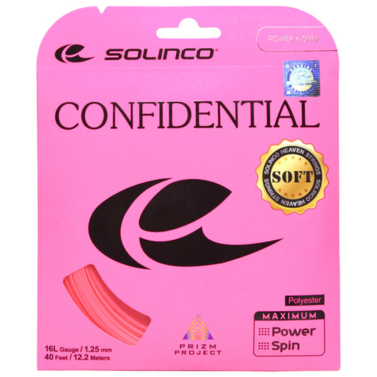 Solinco Confidential Soft 16L Pink - Tenniszon