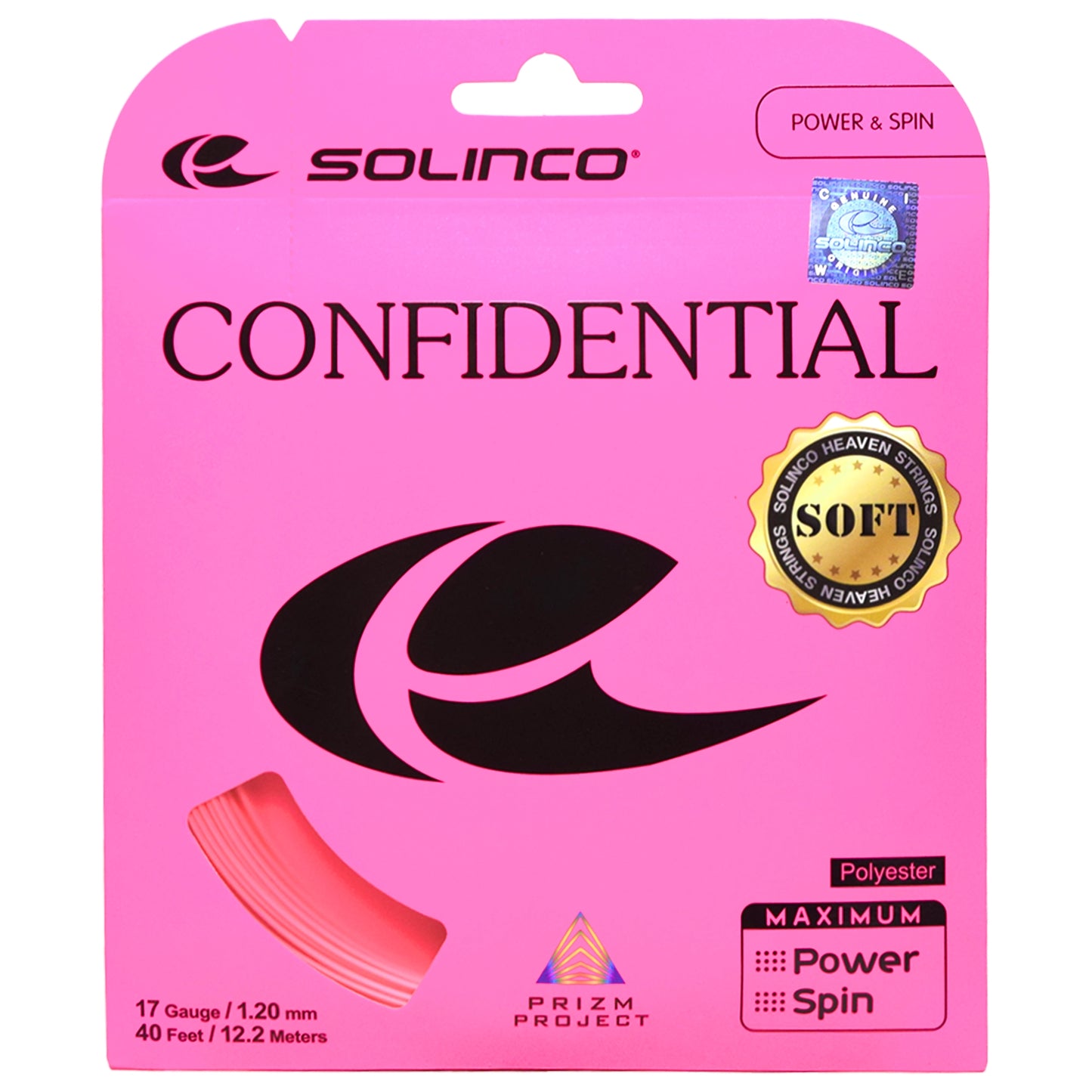 Solinco Confidential Soft 17 Pink - Tenniszon
