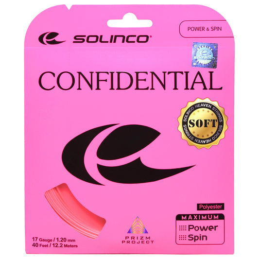 Solinco Confidential Soft 17 Pink - Tenniszon