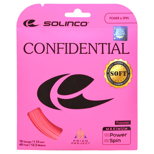 Solinco Confidential Soft 18 Pink - Tenniszon