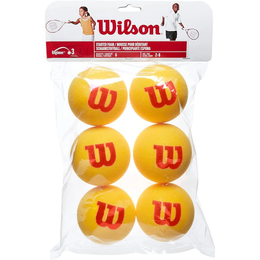 Wilson balles Starter Foam Rouge (paquet de 6)