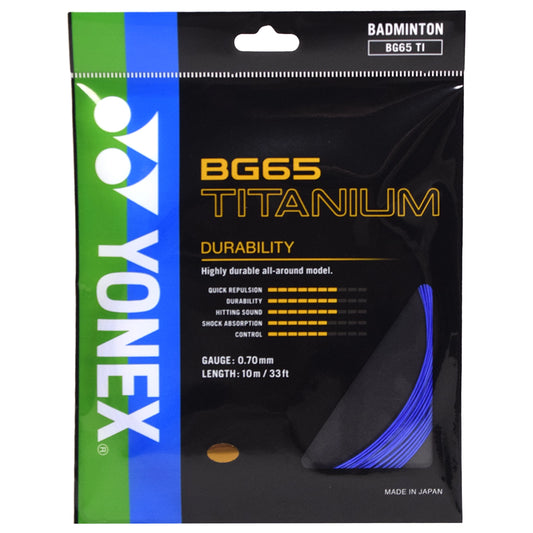Yonex BG65 Titanium 10m Blue