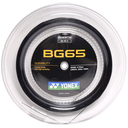 Yonex roulette BG65 Noir (200M)