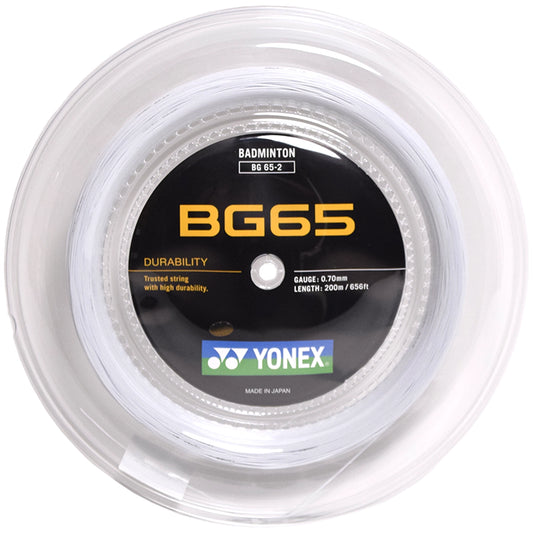 Yonex roulette BG65 Blanc (200M)