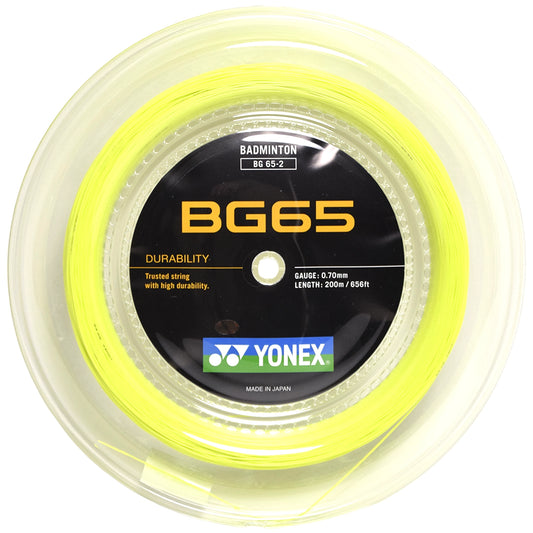 Yonex roulette BG65 Jaune (200M)