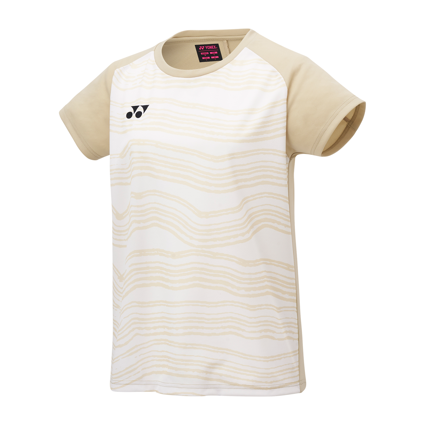 Yonex T-Shirt à col rond pour femme YW0050 Beige