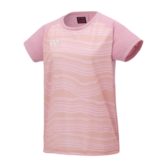 Yonex T-Shirt à col rond pour femme YW0050 Rose