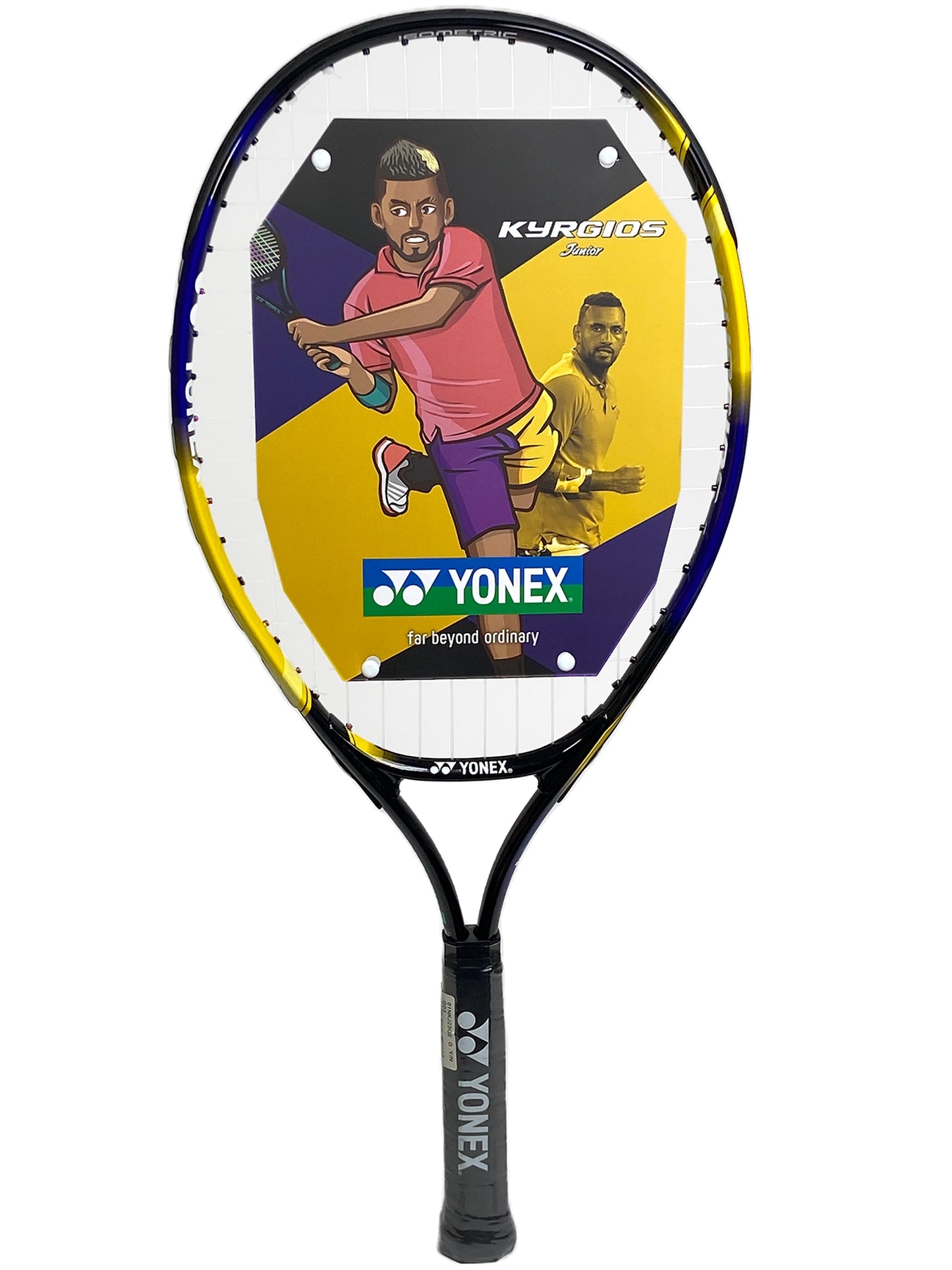 Yonex KYRGIOS Junior 23" Cordée Jaune/Marine (22NKJR23S )