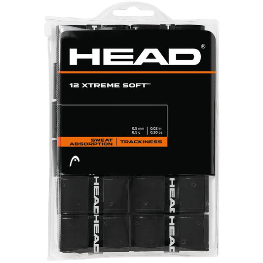 Head overgrip Xtreme Soft Noir 12/pqt