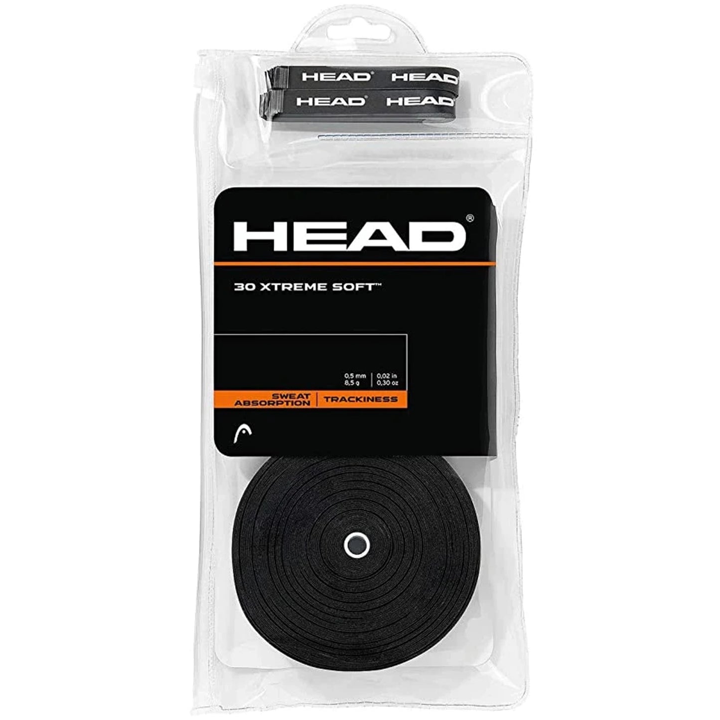 Head overgrip Xtreme Soft Noir 30/pqt