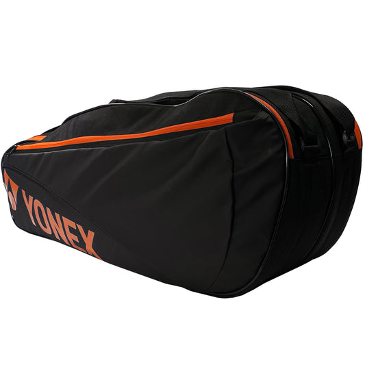 Yonex 6pk Team Racquet Bag (BAG42326) Black/Orange