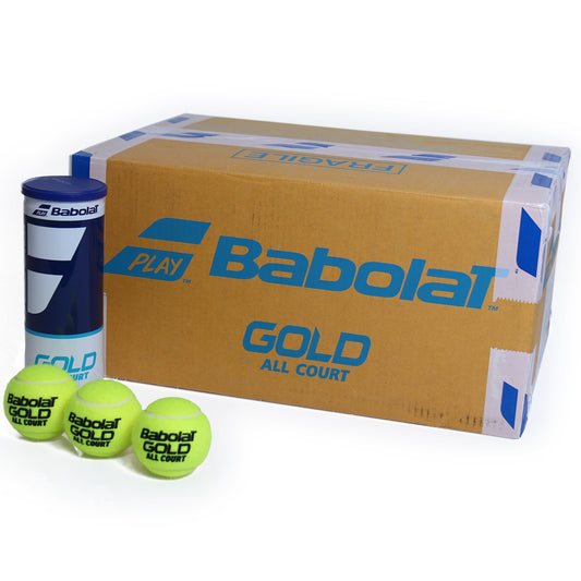 Caisse de balles Gold Babolat ALL COURT (24 tubes de 3)